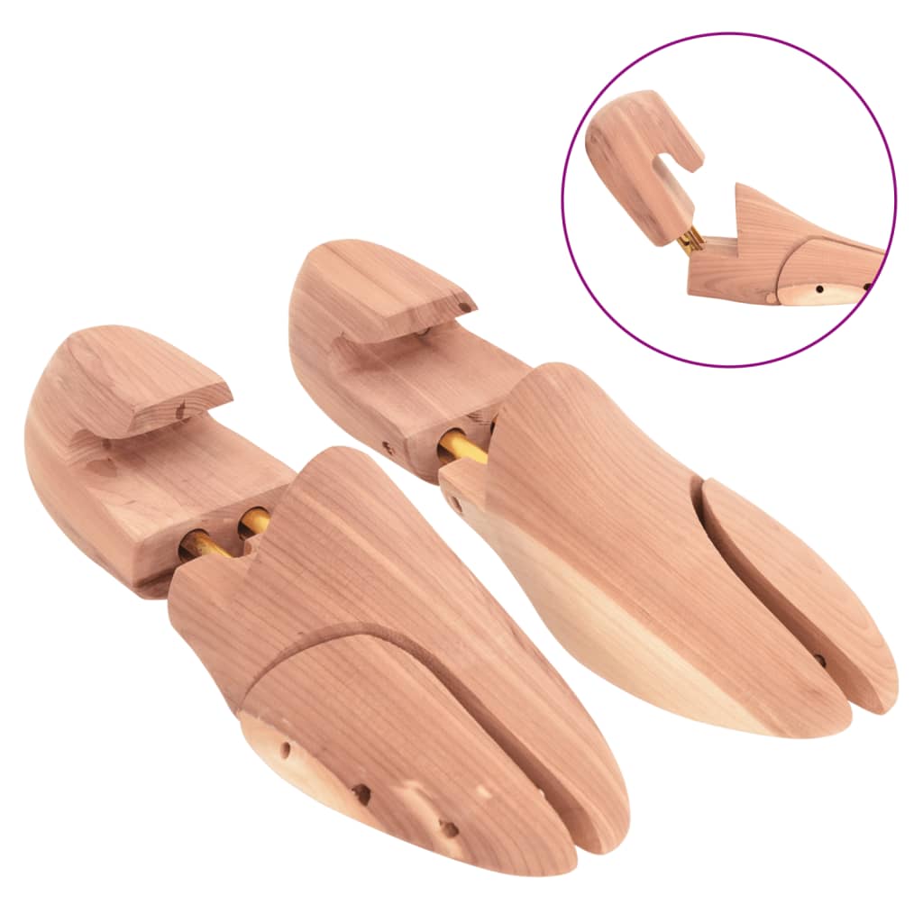 Shoe Stretcher with Shoe Horn EU 38-39 Solid Wood Cedar