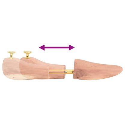 Shoe Stretcher with Shoe Horn EU 39-41.5 Solid Wood Cedar