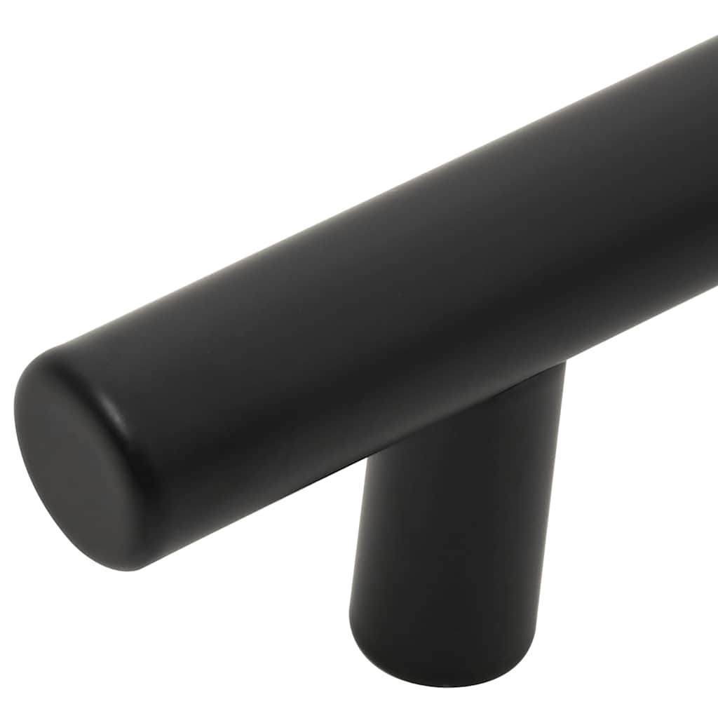 Cabinet Handles 5 pcs Black 224 mm Stainless Steel