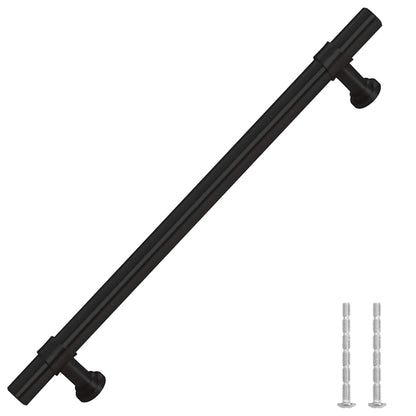 Cabinet Handles 10 pcs Black 160 mm Stainless Steel