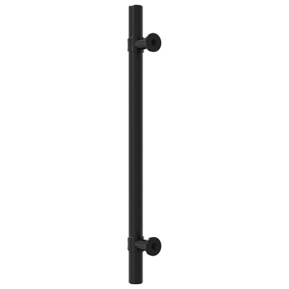 Cabinet Handles 10 pcs Black 160 mm Stainless Steel