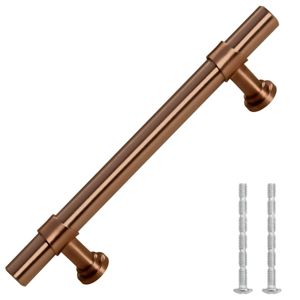 Cabinet Handles 10 pcs Bronze 96 mm Stainless Steel