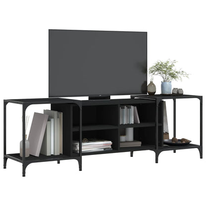 TV Cabinet Black 153x37x50 cm Engineered Wood