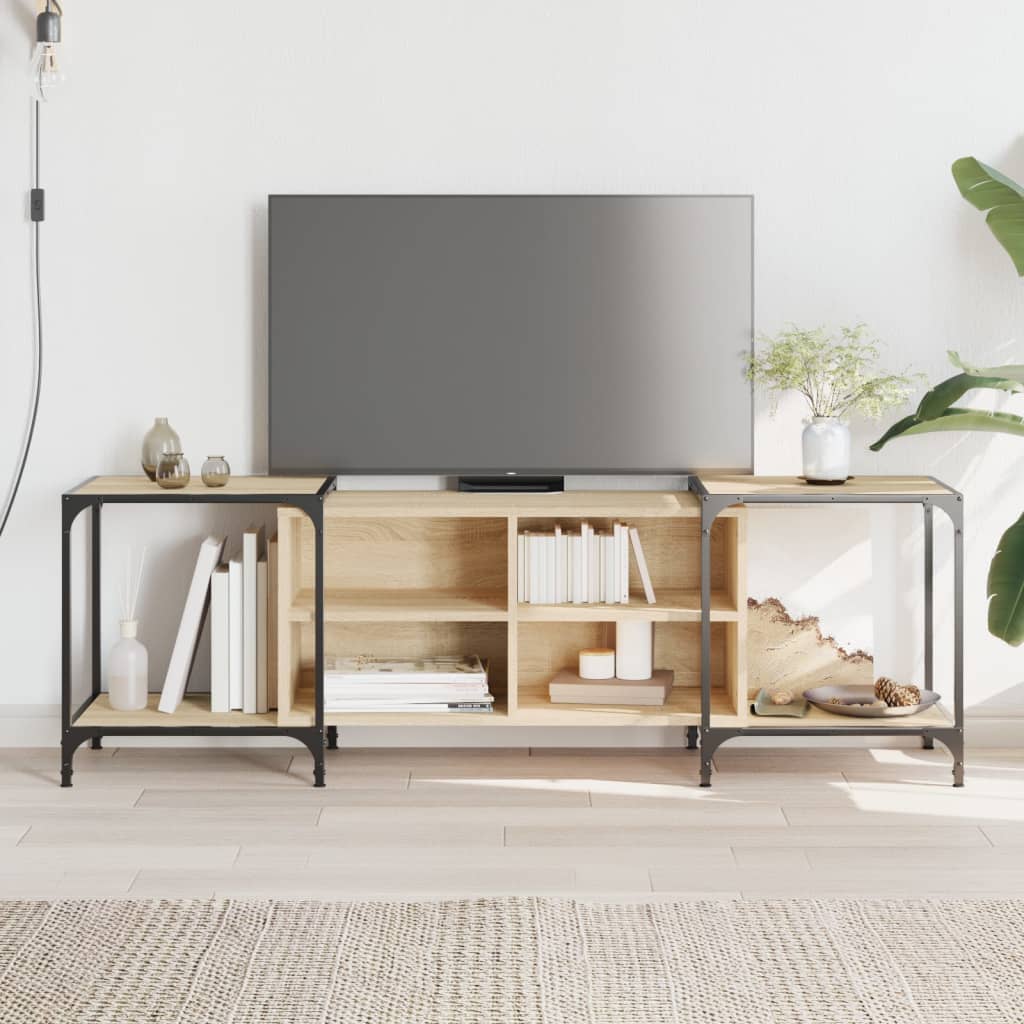 TV Cabinet Sonoma Oak 153x37x50 cm Engineered Wood