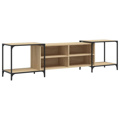 TV Cabinet Sonoma Oak 203x37x50 cm Engineered Wood