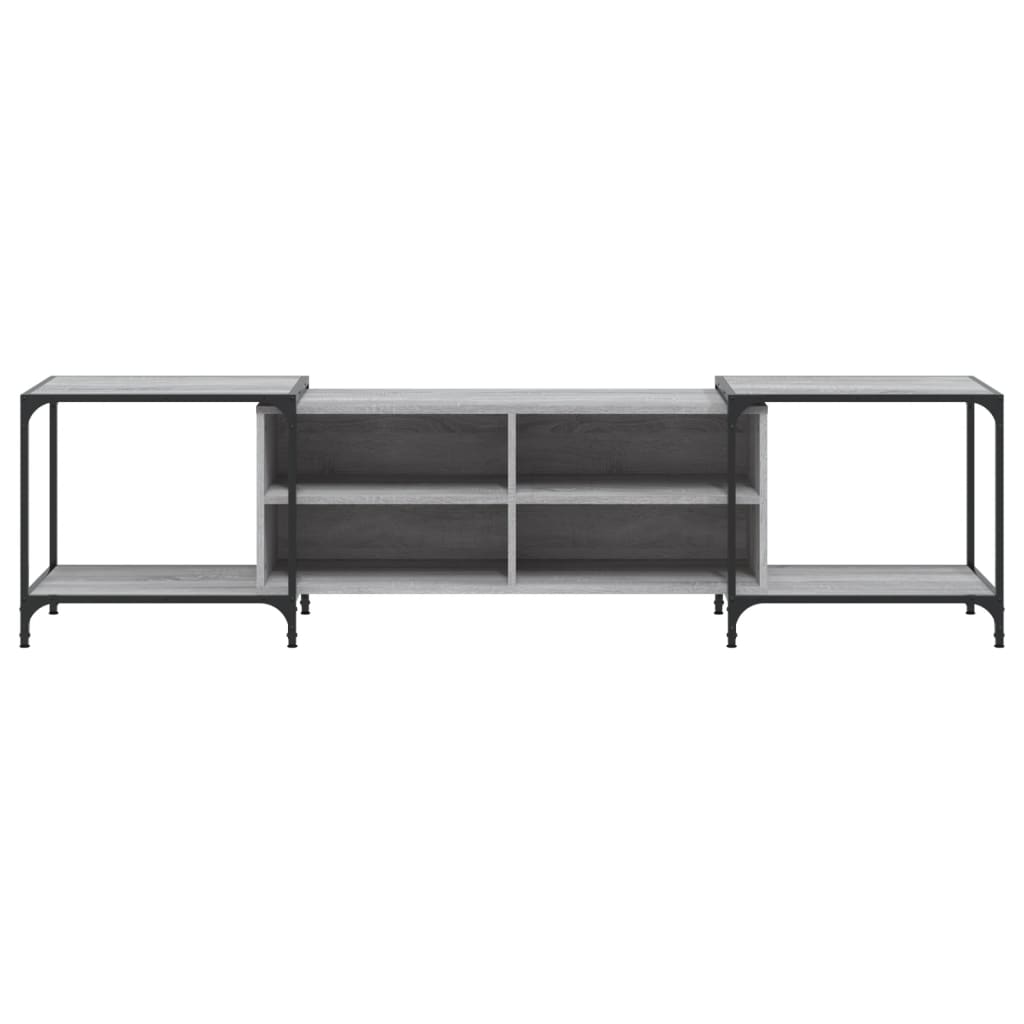 TV Cabinet Grey Sonoma 203x37x50 cm Engineered Wood