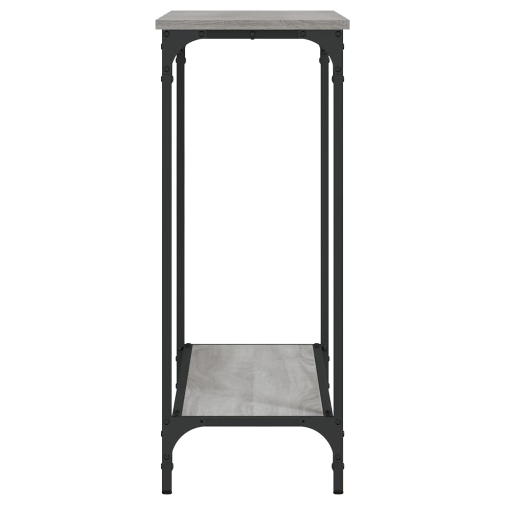 Console Table Grey Sonoma 101x30.5x75 cm Engineered Wood