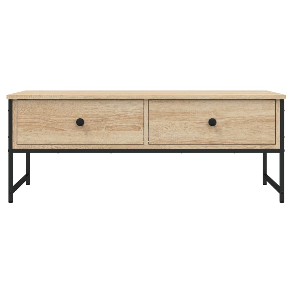 Coffee Table Sonoma Oak 101x49x39.5 cm Engineered Wood