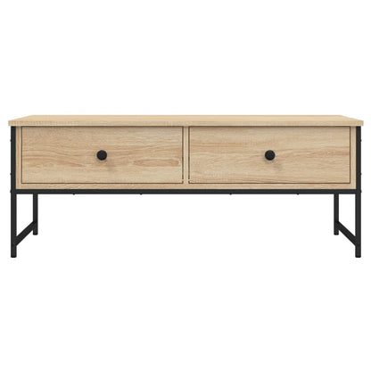 Coffee Table Sonoma Oak 101x49x39.5 cm Engineered Wood