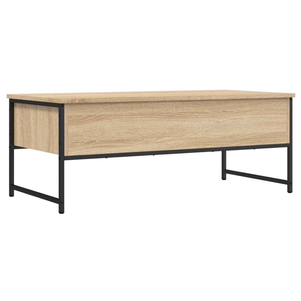 Coffee Table Sonoma Oak 101x49x39.5 cm Engineered Wood