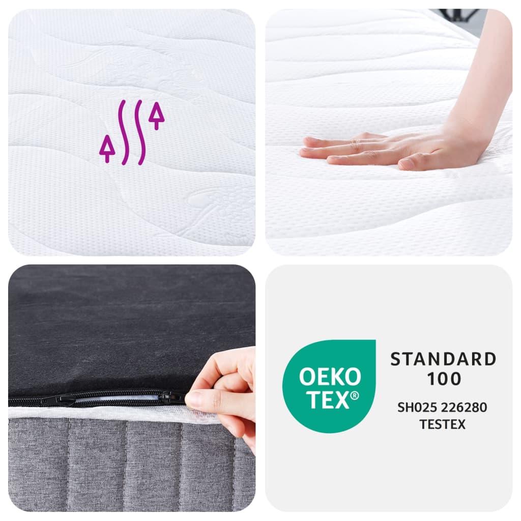 Pocket Spring Mattress Medium 100x200 cm