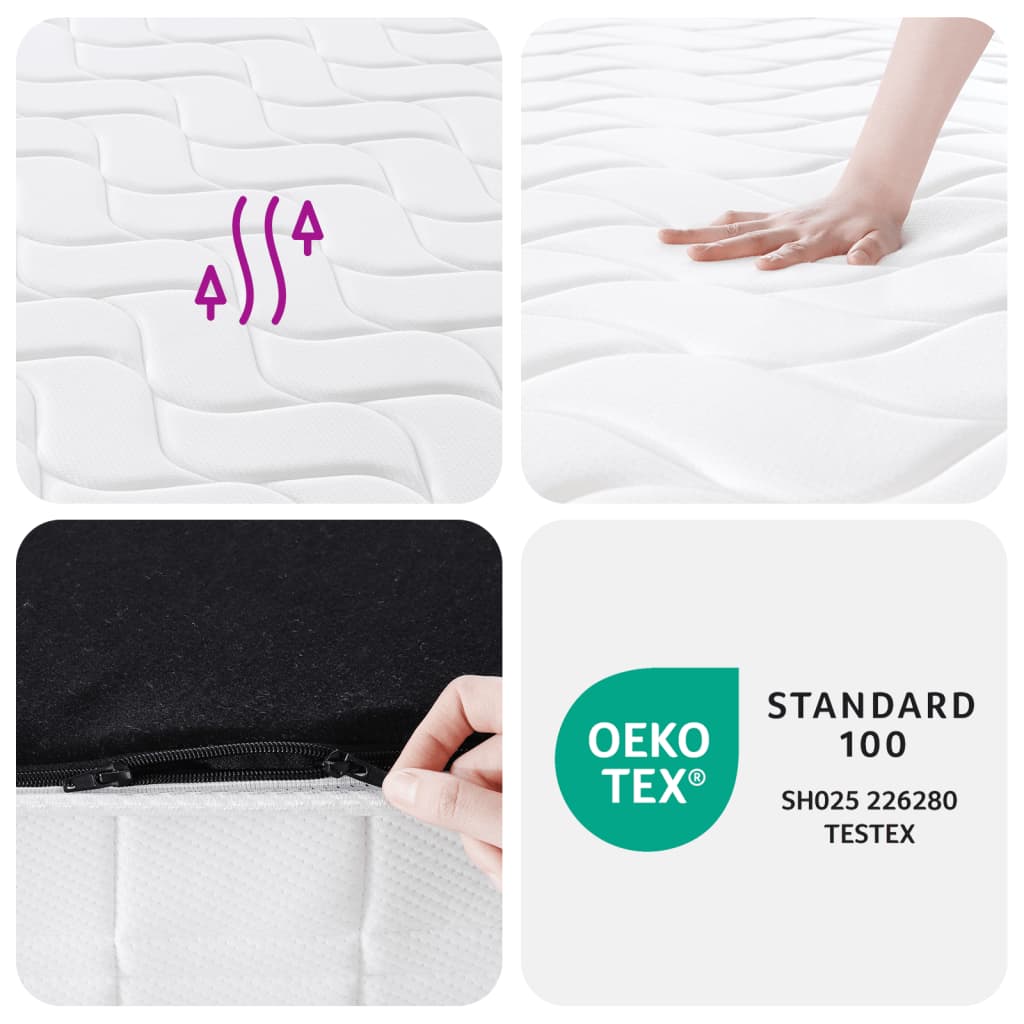 Pocket Spring Mattress Medium Firm 80x200 cm