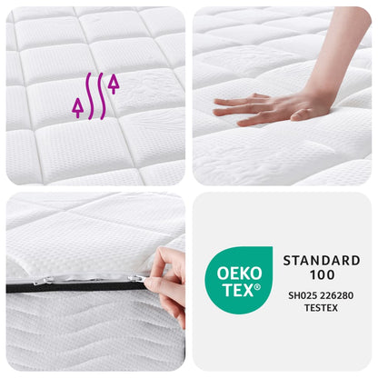 Pocket Spring Mattress Medium Plus 70x200 cm