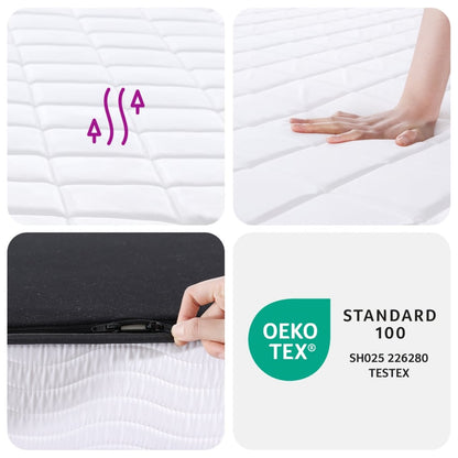 Foam Mattress Medium Soft 140x190 cm