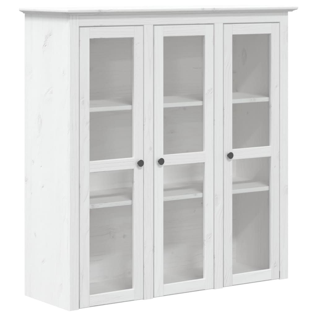 Highborad "BODO" White 115.5x43x200.5 cm Solid Wood Pine