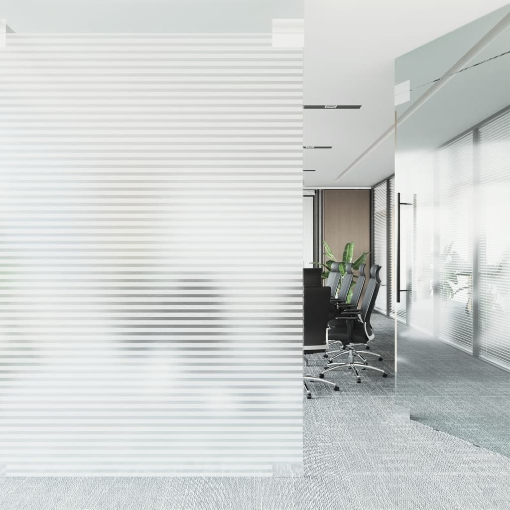 Window Films Frosted Stripes Design PVC