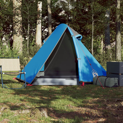 Camping Tent Dome 2-Person Blue Waterproof