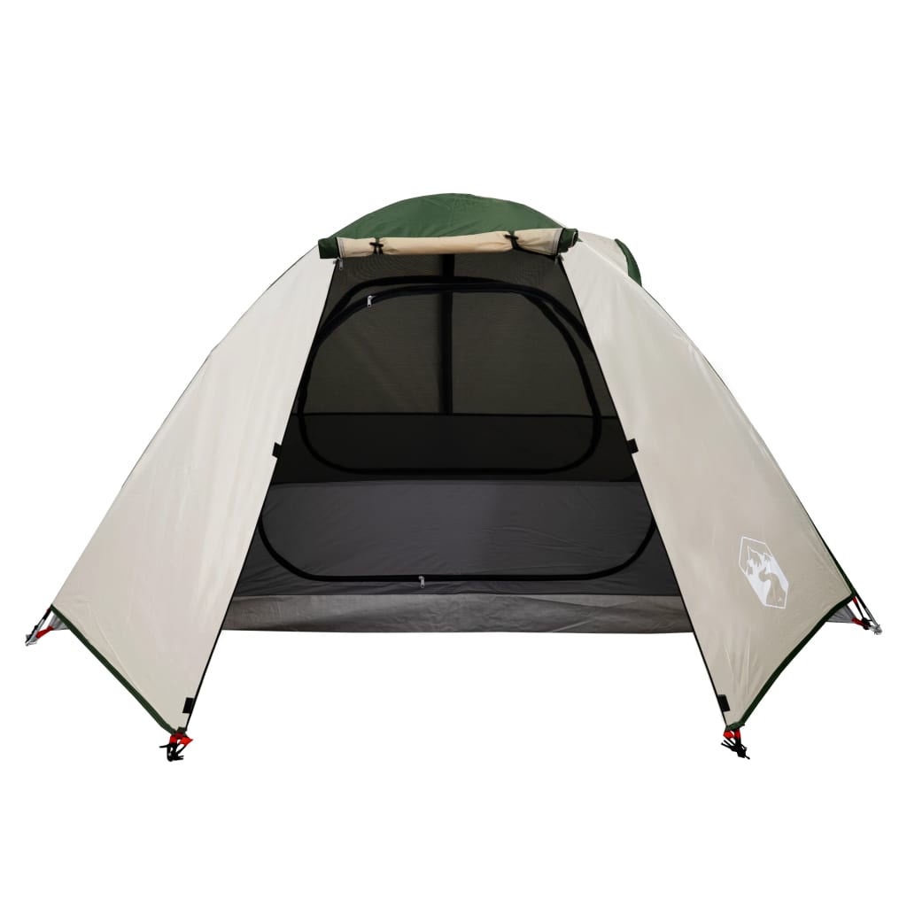 Camping Tent Dome 2-Person Green Waterproof