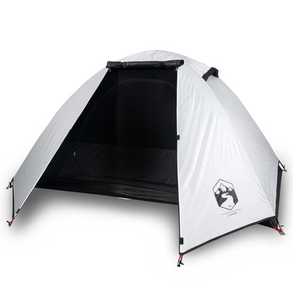 Camping Tent Dome 2-Person White Blackout Fabric Waterproof