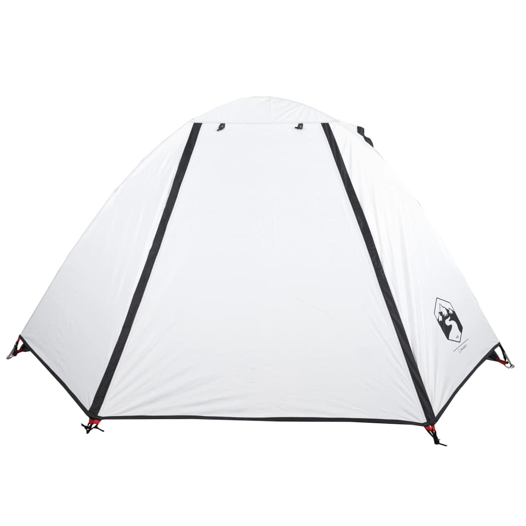 Camping Tent Dome 2-Person White Blackout Fabric Waterproof