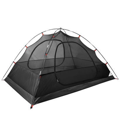 Camping Tent Dome 2-Person White Blackout Fabric Waterproof