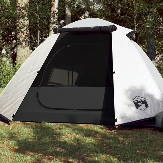 Camping Tent Dome 2-Person White Blackout Fabric Waterproof