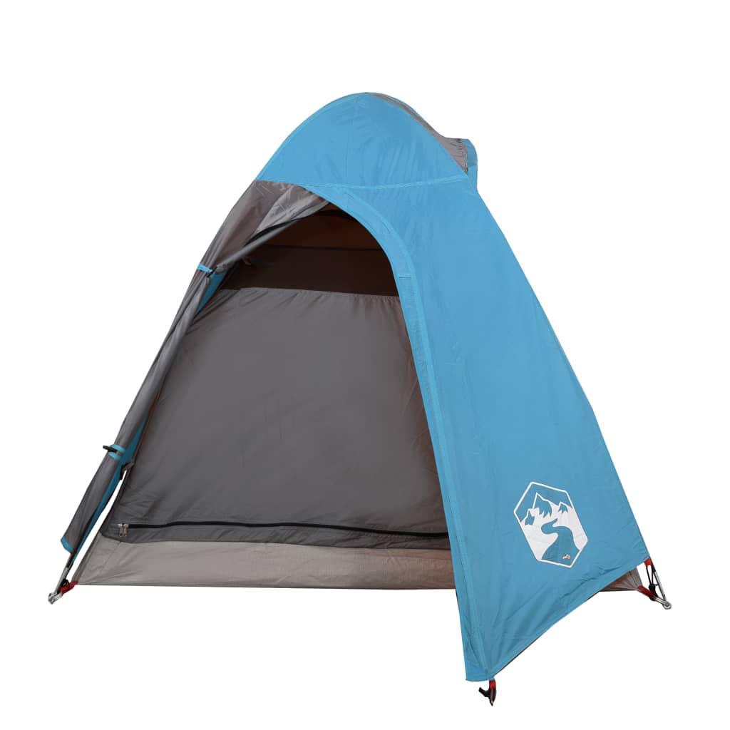 Camping Tent Dome 2-Person Blue Waterproof