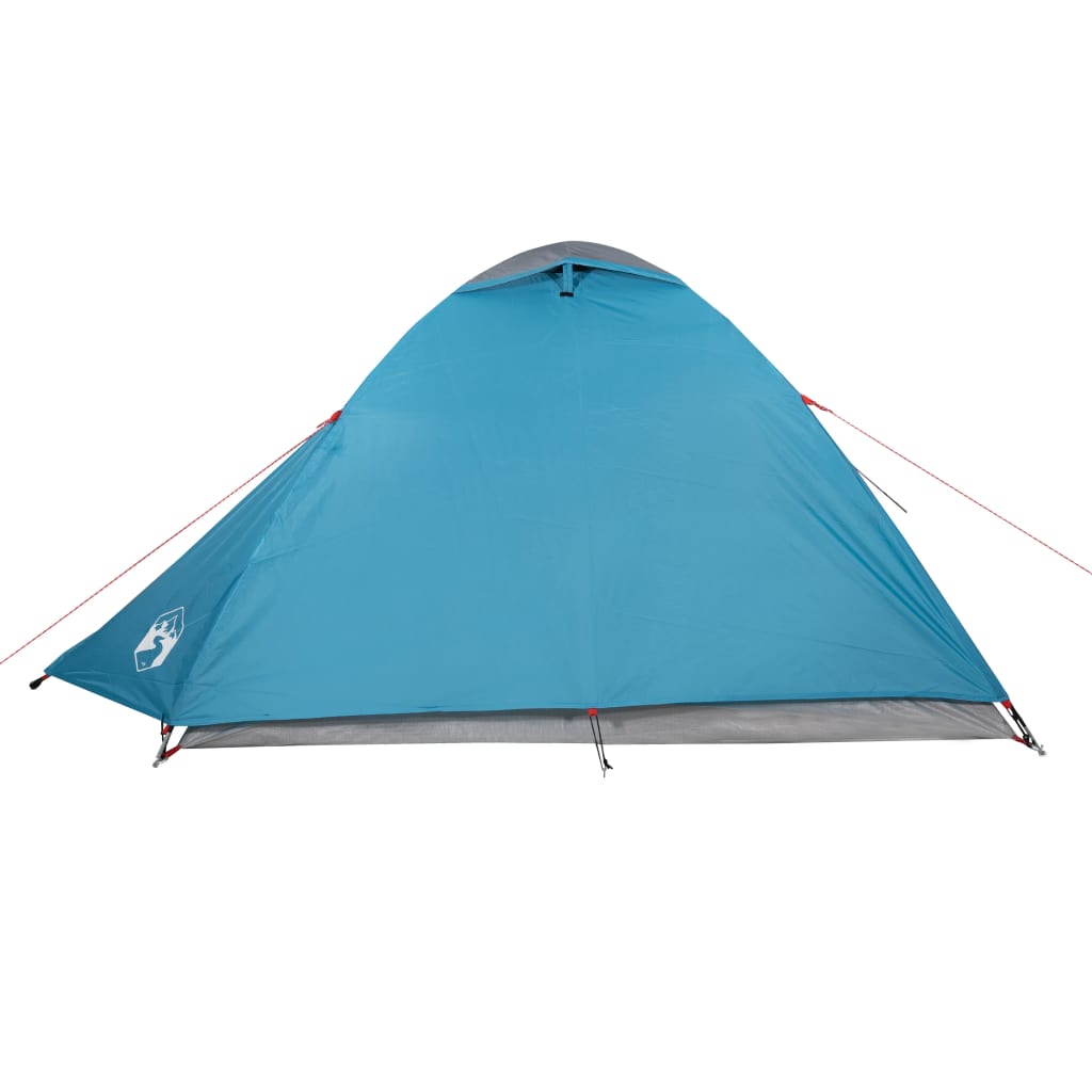 Camping Tent Dome 3-Person Blue Waterproof