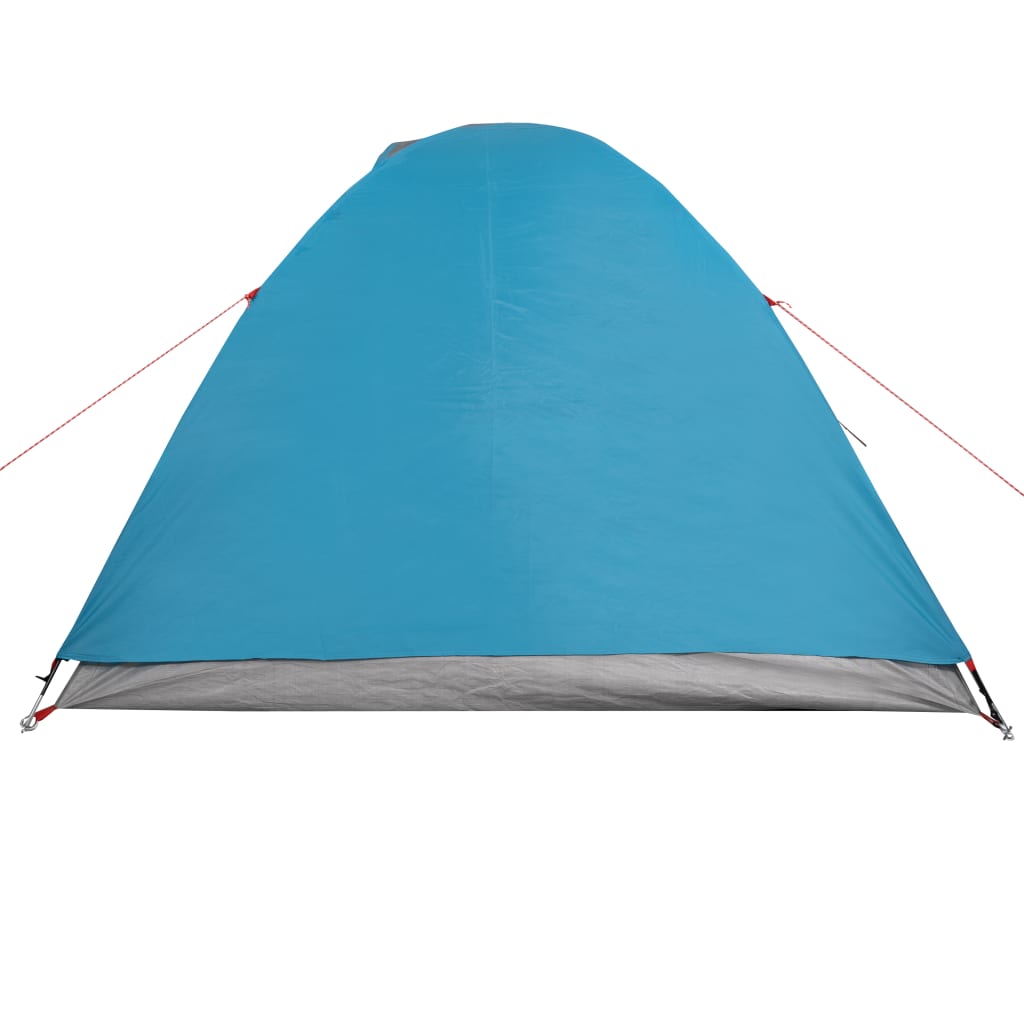 Camping Tent Dome 3-Person Blue Waterproof