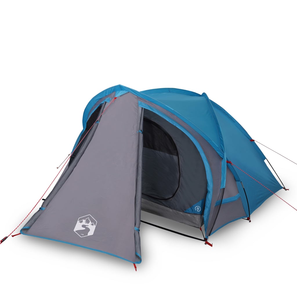 Camping Tent Dome 2-Person Blue Waterproof