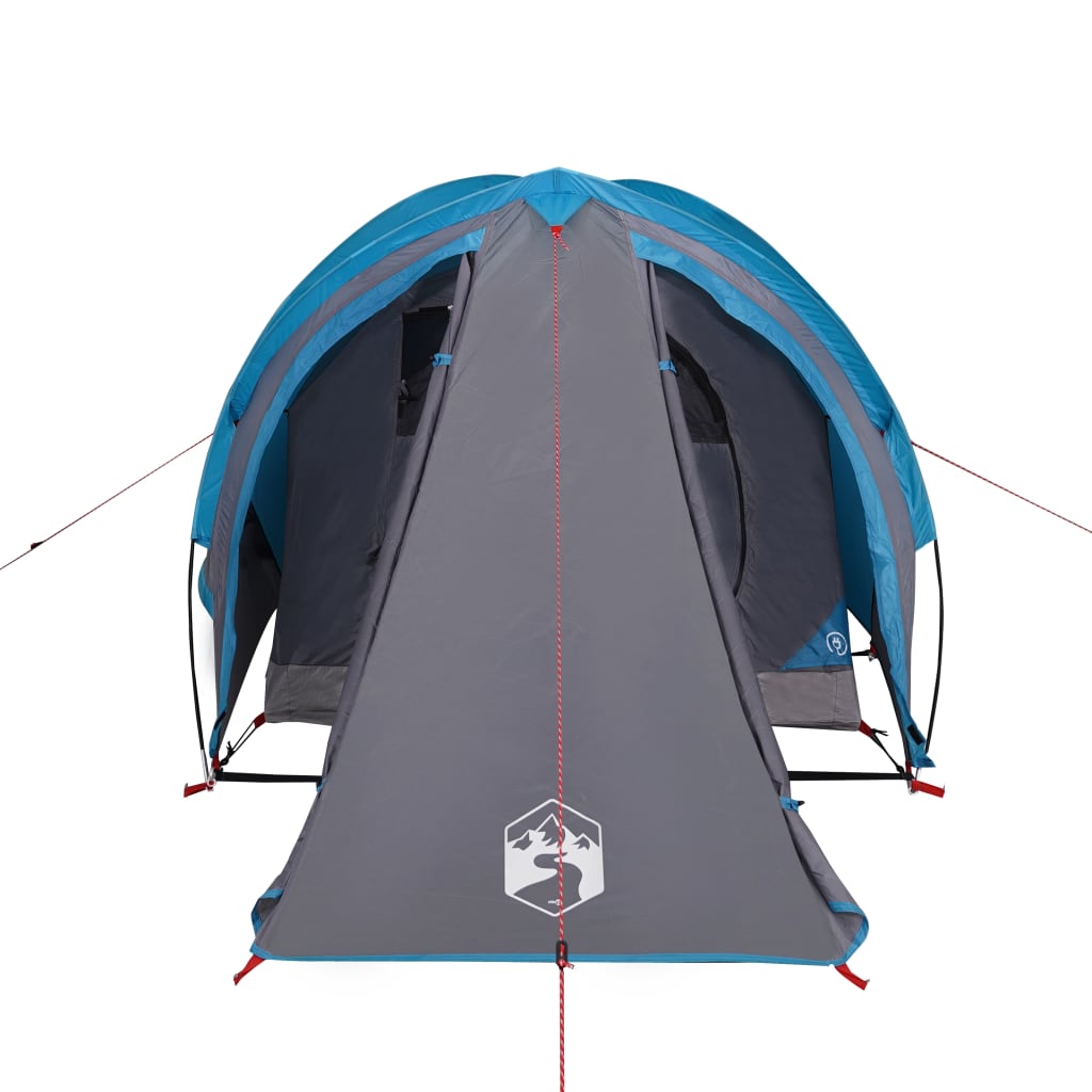 Camping Tent Dome 2-Person Blue Waterproof