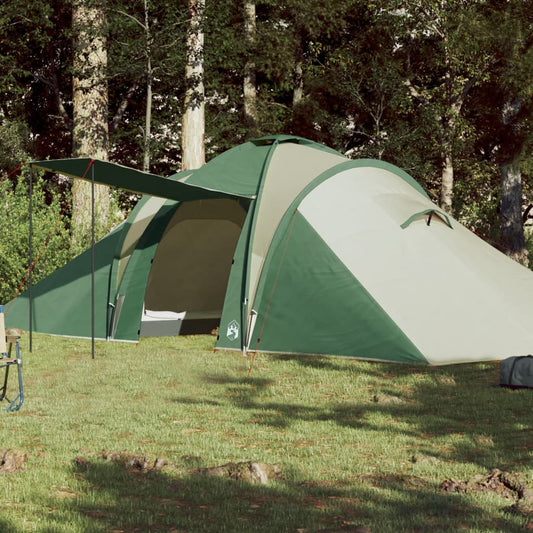 Family Tent Dome 6-Person Green Waterproof