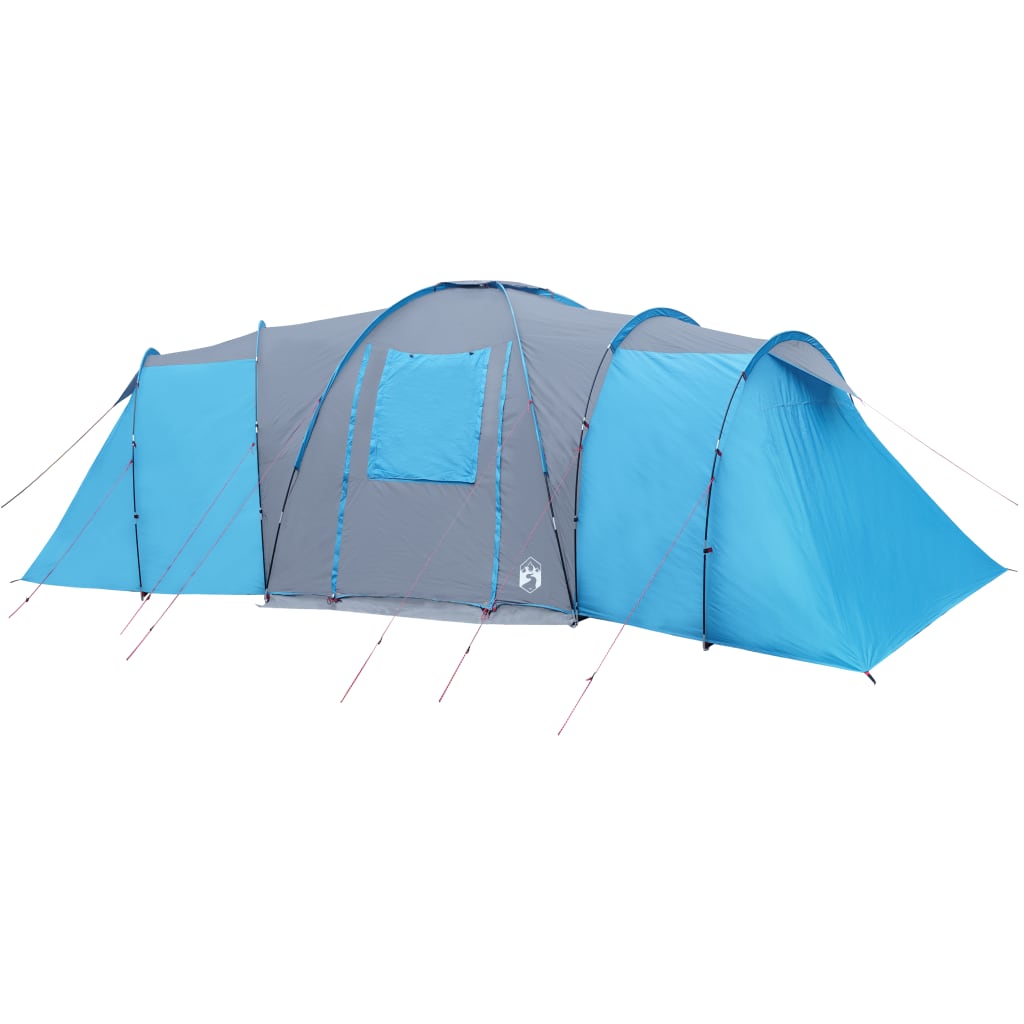 Family Tent Dome 12-Person Blue Waterproof