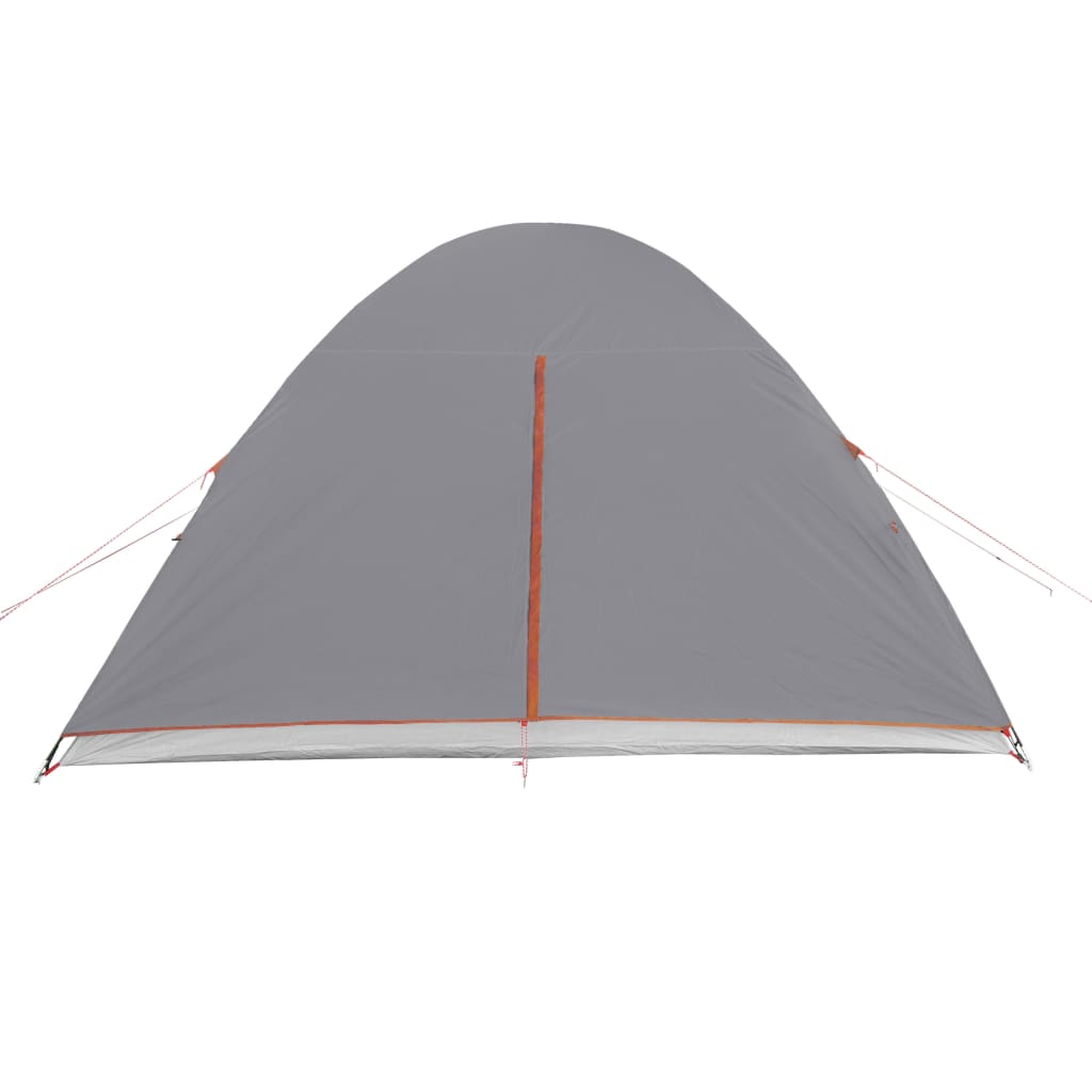 Family Tent Dome 6-Person Orange Waterproof