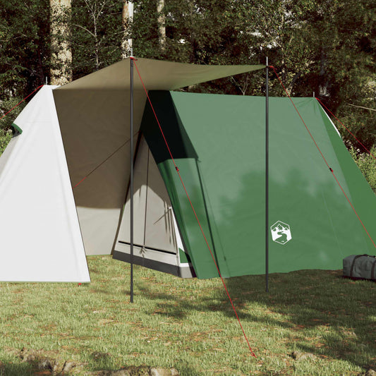 Camping Tent 3-Person Green Waterproof