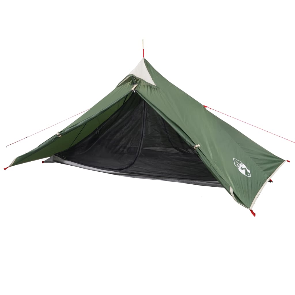 Camping Tent Tipi 1-Person Green Waterproof