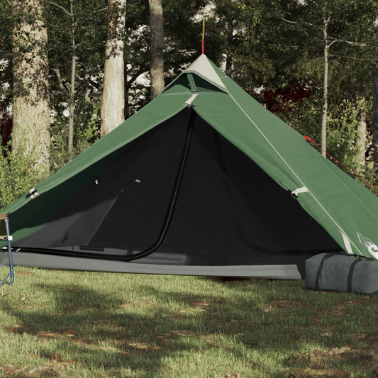 Camping Tent Tipi 1-Person Green Waterproof