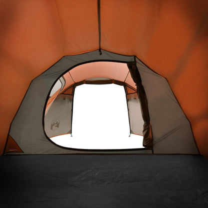 Camping Tent Tunnel 2-Person Orange Waterproof