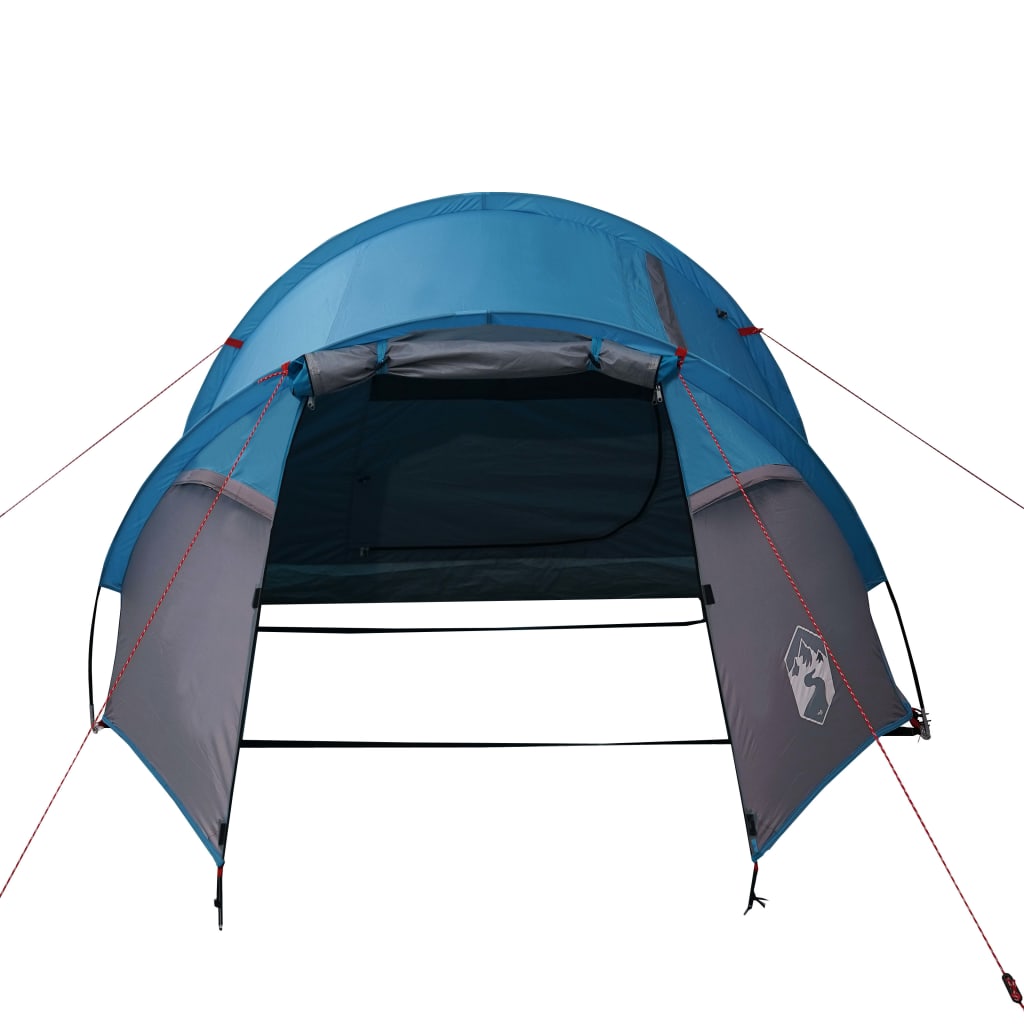 Camping Tent Tunnel 3-Person Blue Waterproof