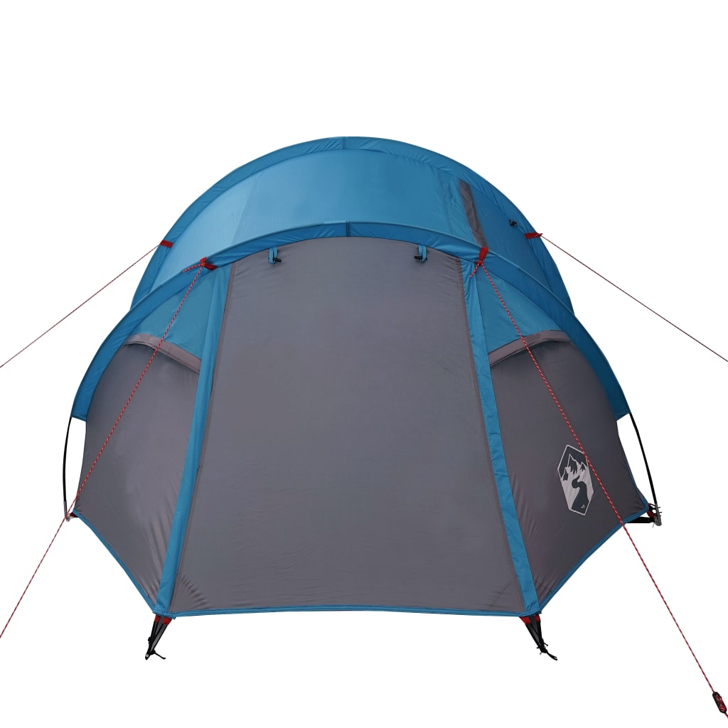 Camping Tent Tunnel 3-Person Blue Waterproof