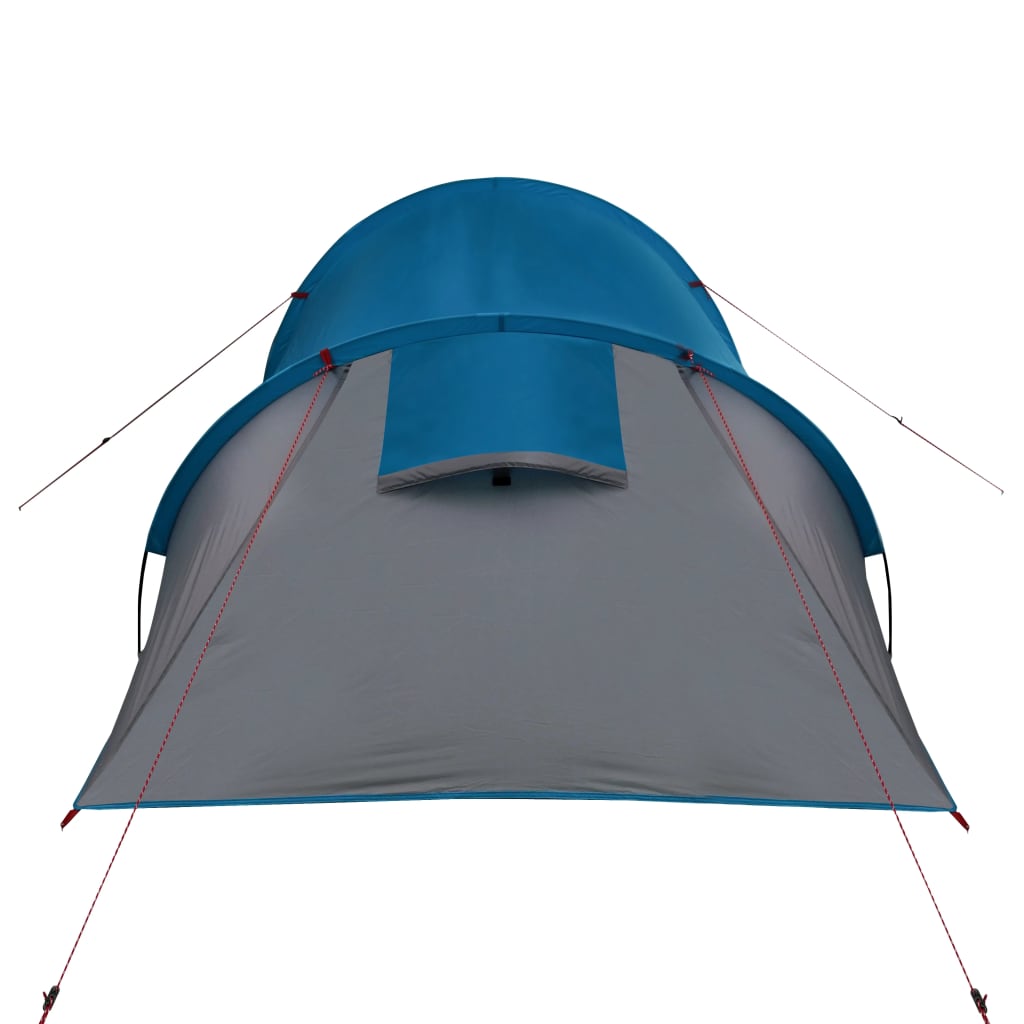 Camping Tent Tunnel 3-Person Blue Waterproof