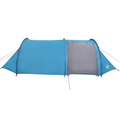 Camping Tent 4 Persons Blue 405x170x106 cm 185T Taffeta