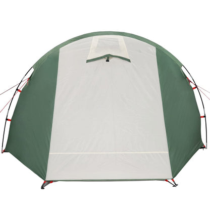 Camping Tent Tunnel 4-Person Green Waterproof