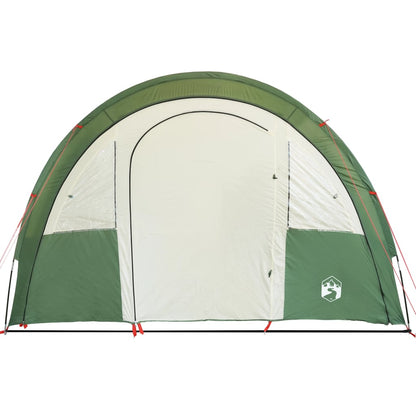 Camping Tent 4 Persons Green 483x340x193 cm 185T Taffeta