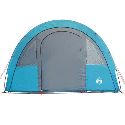 Camping Tent 4 Persons Blue 483x340x193 cm 185T Taffeta