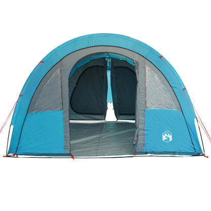 Camping Tent 4 Persons Blue 483x340x193 cm 185T Taffeta