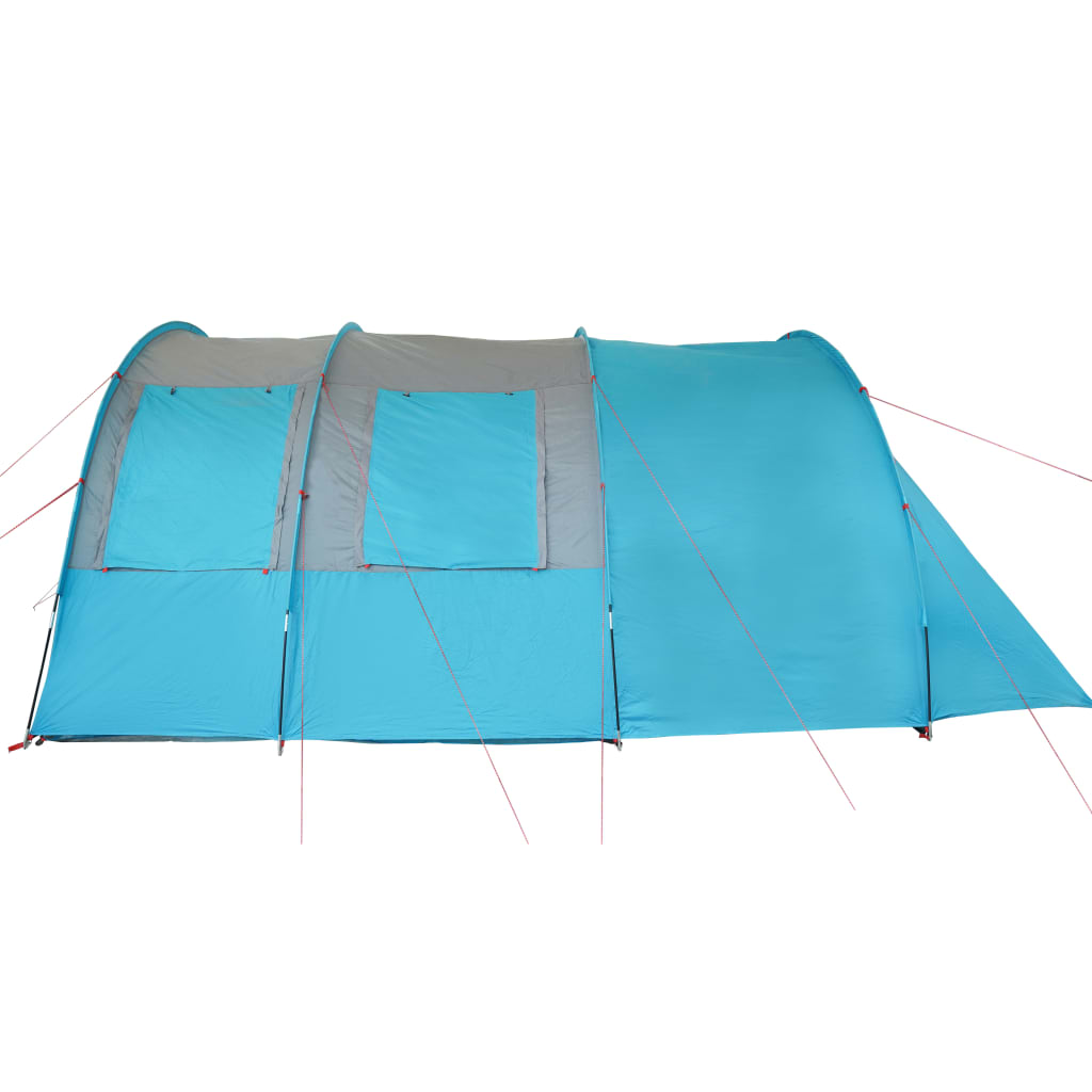 Camping Tent 4 Persons Blue 483x340x193 cm 185T Taffeta