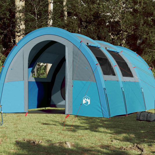 Camping Tent 4 Persons Blue 483x340x193 cm 185T Taffeta