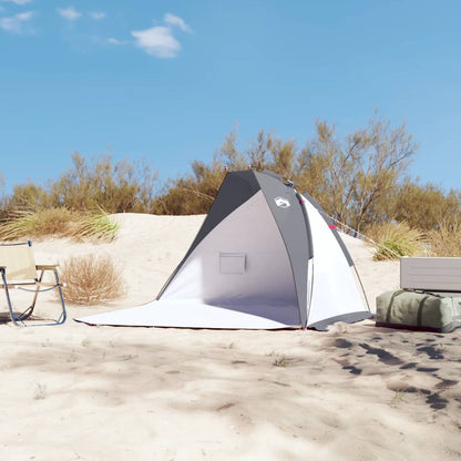 Beach Tent Grey 268x223x125 cm 185T Taffeta