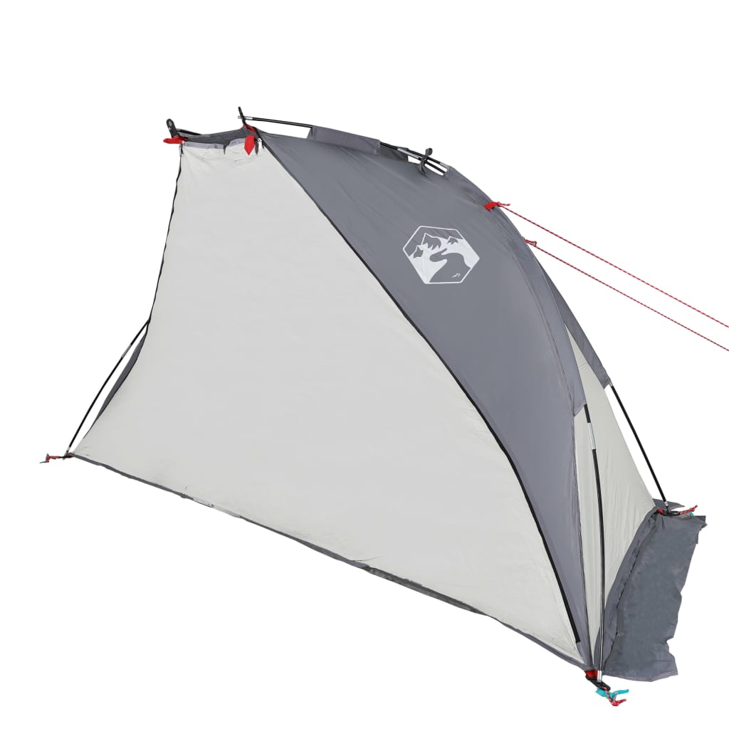 Beach Tent Grey 268x223x125 cm 185T Taffeta